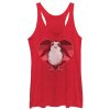 Women’s Star Wars The Last Jedi Valentine Porg Heart Frame Racerback Tank Top