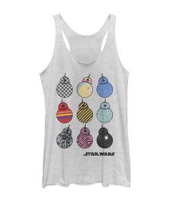 Women’s Star Wars The Rise of Skywalker BB-8 Fashion Racerback Tank Top