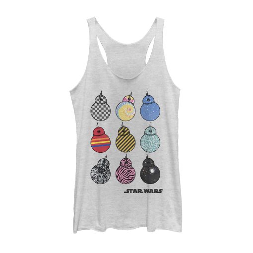 Women’s Star Wars The Rise of Skywalker BB-8 Fashion Racerback Tank Top