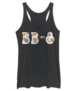 Women’s Star Wars The Rise of Skywalker BB-8 Gear Racerback Tank Top