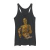 Women’s Star Wars The Rise of Skywalker C-3PO Stay Golden Racerback Tank Top