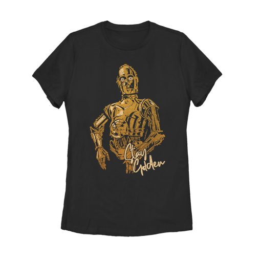 Women’s Star Wars The Rise of Skywalker C-3PO Stay Golden T-Shirt