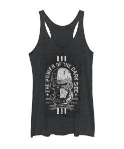 Women’s Star Wars The Rise of Skywalker Cracked Kylo Racerback Tank Top