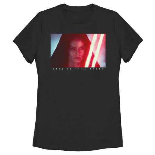 Women’s Star Wars The Rise of Skywalker Dark Rey Your Fight T-Shirt