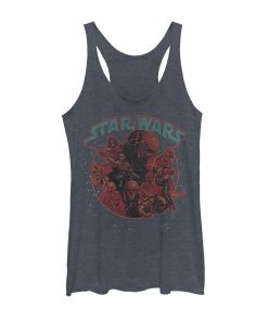 Women’s Star Wars The Rise of Skywalker Dark Side Stars Racerback Tank Top