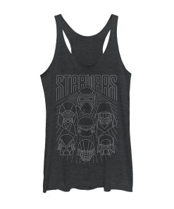 Women’s Star Wars The Rise of Skywalker Dark Side Streak Racerback Tank Top