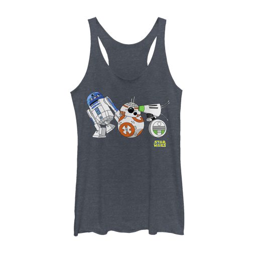 Women’s Star Wars The Rise of Skywalker Droid Party Racerback Tank Top