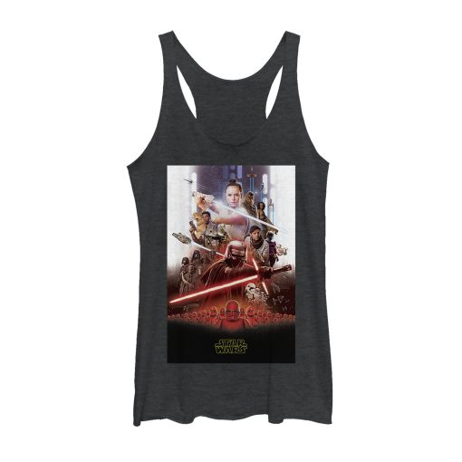 Women’s Star Wars The Rise of Skywalker Epic Poster Racerback Tank Top