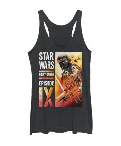Women’s Star Wars The Rise of Skywalker First Order Glow Racerback Tank Top