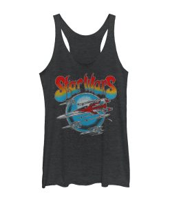 Women’s Star Wars The Rise of Skywalker Groovy Flight Racerback Tank Top
