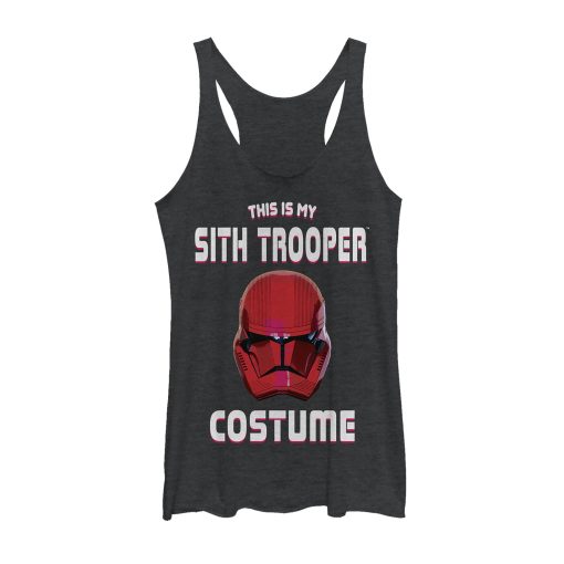 Women’s Star Wars The Rise of Skywalker Halloween Sith Trooper Costume Racerback Tank Top