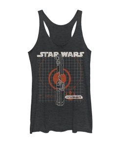 Women’s Star Wars The Rise of Skywalker Kyber Crystal Racerback Tank Top