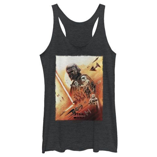 Women’s Star Wars The Rise of Skywalker Kylo Poster Racerback Tank Top