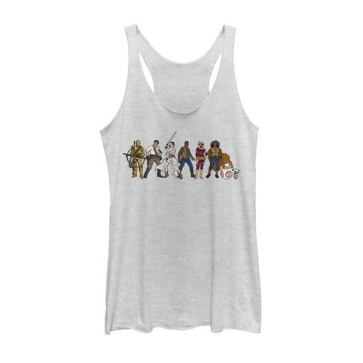 Women’s Star Wars The Rise of Skywalker Rebel Line Racerback Tank Top