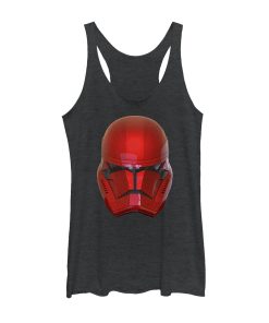 Women’s Star Wars The Rise of Skywalker Sith Trooper Helmet Racerback Tank Top