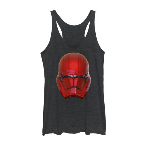 Women’s Star Wars The Rise of Skywalker Sith Trooper Helmet Racerback Tank Top