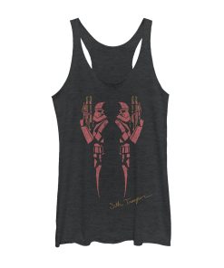 Women’s Star Wars The Rise of Skywalker Sith Trooper Inkblot Racerback Tank Top