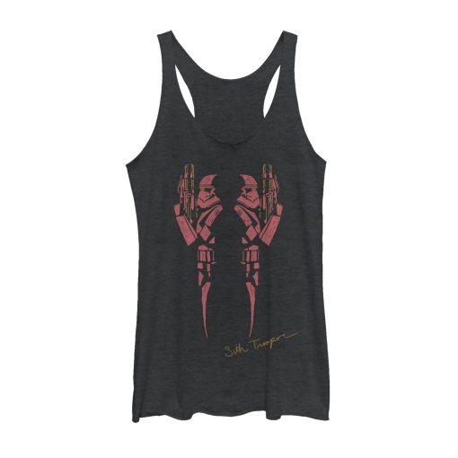 Women’s Star Wars The Rise of Skywalker Sith Trooper Inkblot Racerback Tank Top