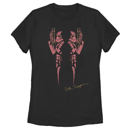 Women’s Star Wars The Rise of Skywalker Sith Trooper Inkblot T-Shirt