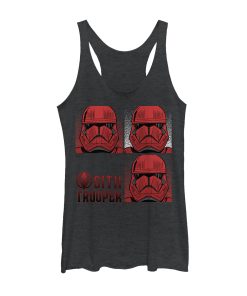 Women’s Star Wars The Rise of Skywalker Sith Trooper Panels Racerback Tank Top