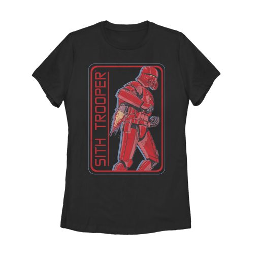 Women’s Star Wars The Rise of Skywalker Sith Trooper Rocket T-Shirt