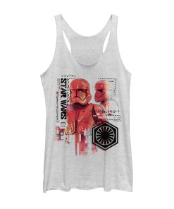 Women’s Star Wars The Rise of Skywalker Sith Trooper Schematic Detail Racerback Tank Top