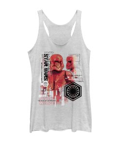 Women’s Star Wars The Rise of Skywalker Sith Trooper Schematic Villain Racerback Tank Top