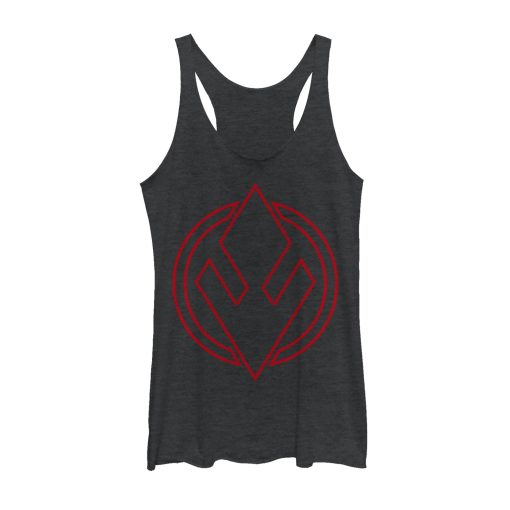 Women’s Star Wars The Rise of Skywalker Sith Trooper Symbol Racerback Tank Top