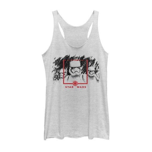 Women’s Star Wars The Rise of Skywalker Stormtrooper Smudge Racerback Tank Top