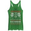 Women’s Star Wars Ugly Christmas Lack Of Cheer Disturbing Racerback Tank Top