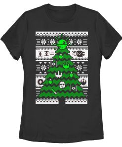 Women’s Star Wars Ugly Christmas Tree T-Shirt