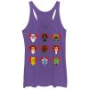 Women’s Star Wars Valentine’s Day Character Hearts Racerback Tank Top