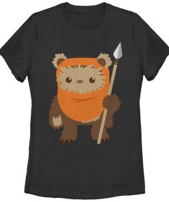 Women’s Star Wars Wicket Ewok Cartoon T-Shirt