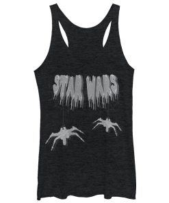 Women’s Star Wars X-Wing Halloween Spiders Racerback Tank Top