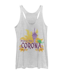 Women’s Tangled Greetings from Corona Racerback Tank Top