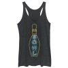 Women’s The Big Lebowski Bowling Neon Light Print Racerback Tank Top
