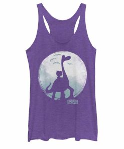 Women’s The Good Dinosaur Arlo and Spot Moon Racerback Tank Top
