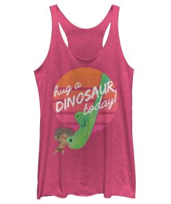 Women’s The Good Dinosaur Hug a Dinosaur Racerback Tank Top