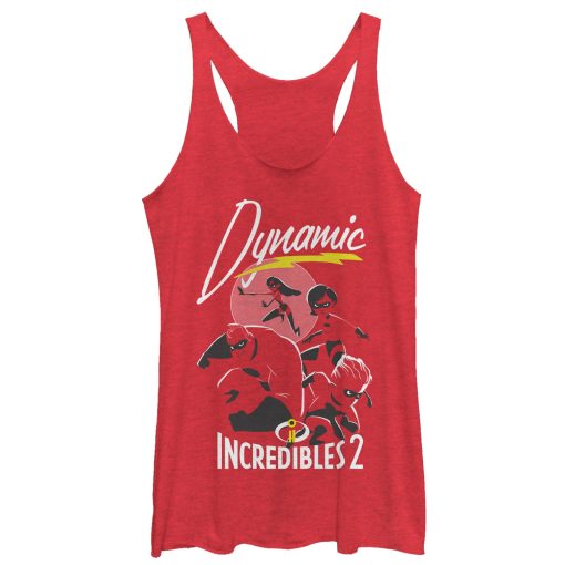 Women’s The Incredibles 2 Dynamic Family Racerback Tank Top