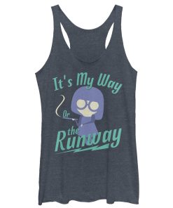 Women’s The Incredibles 2 Edna Mode My Way Racerback Tank Top