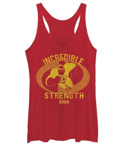Women’s The Incredibles Strength 2004 Racerback Tank Top