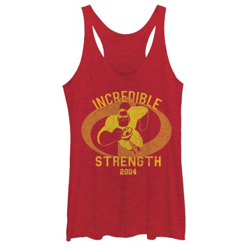 Women’s The Incredibles Strength 2004 Racerback Tank Top