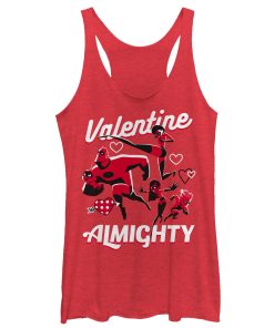 Women’s The Incredibles Valentine Almighty Racerback Tank Top
