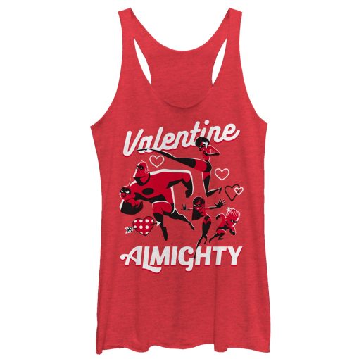 Women’s The Incredibles Valentine Almighty Racerback Tank Top