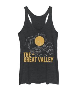 Women’s The Land Before Time Great Valley Outline Racerback Tank Top