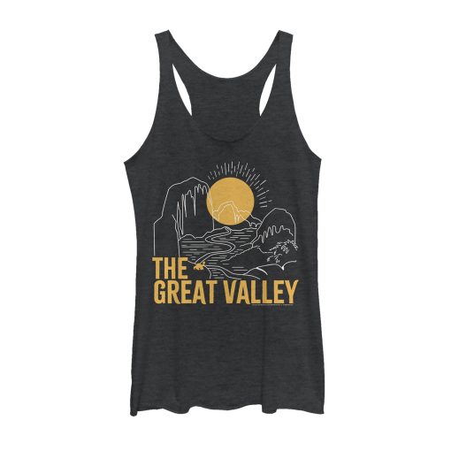 Women’s The Land Before Time Great Valley Outline Racerback Tank Top