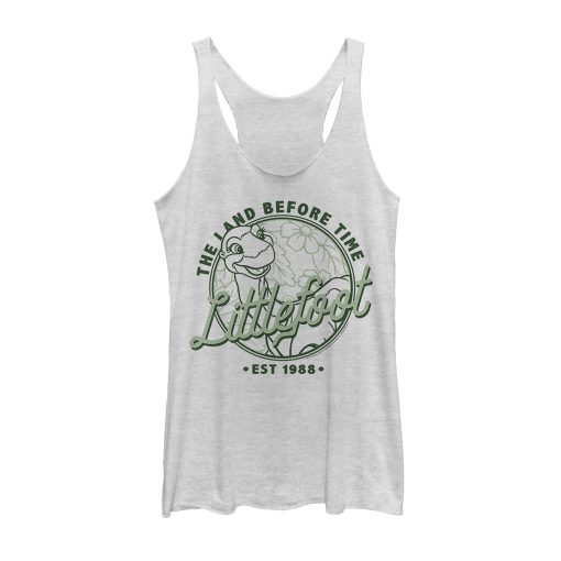 Women’s The Land Before Time Littlefoot Est. 1988 Racerback Tank Top