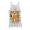Women’s The Land Before Time Tropical Littlefoot Poster Racerback Tank Top