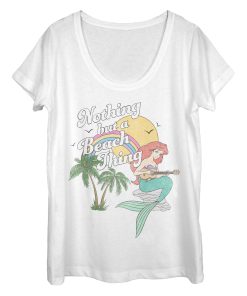 Women’s The Little Mermaid Ariel Beach Thing Scoop Neck