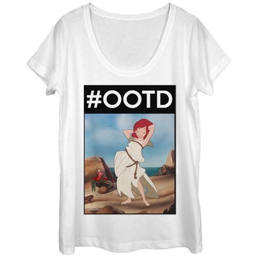 Women’s The Little Mermaid Ariel #OOTD Scoop Neck